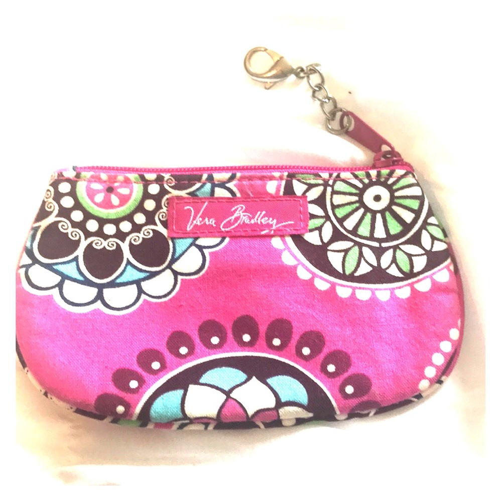 Vera Bradley ID holder keychain card case